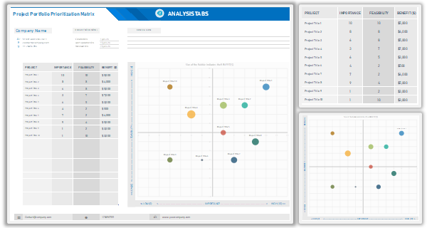 Project Portfolio Prioritization Matrix – Standard